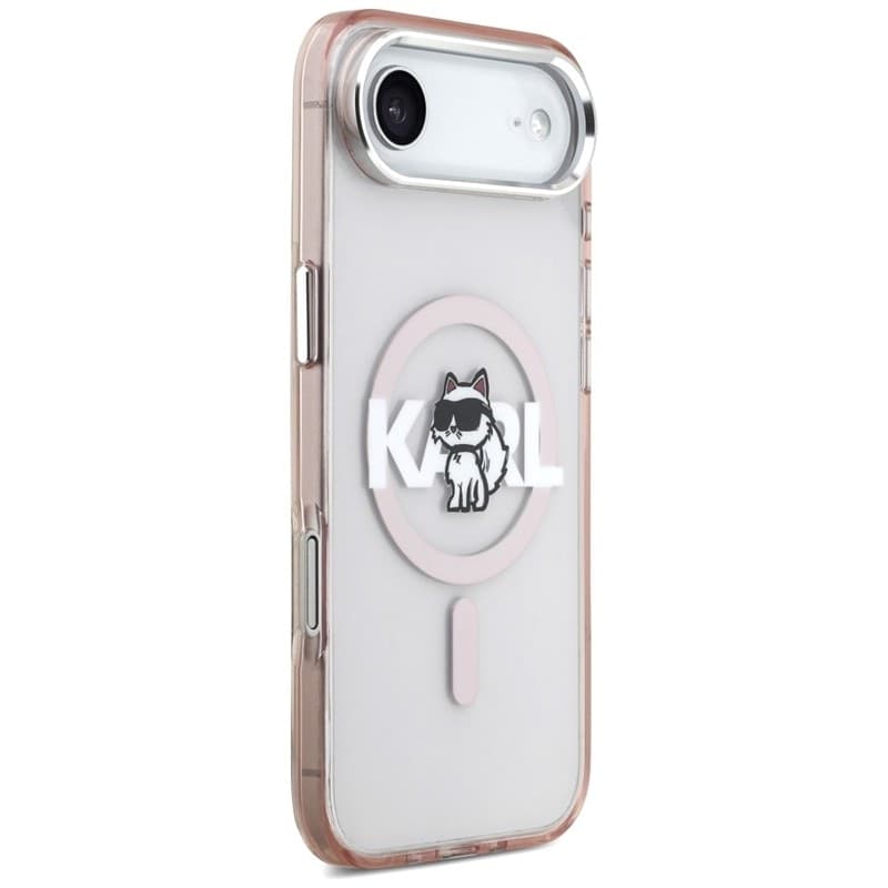 Karl Lagerfeld IML Choupette Sketch Logo MagSafe - Case iPhone Air (pink) - 4