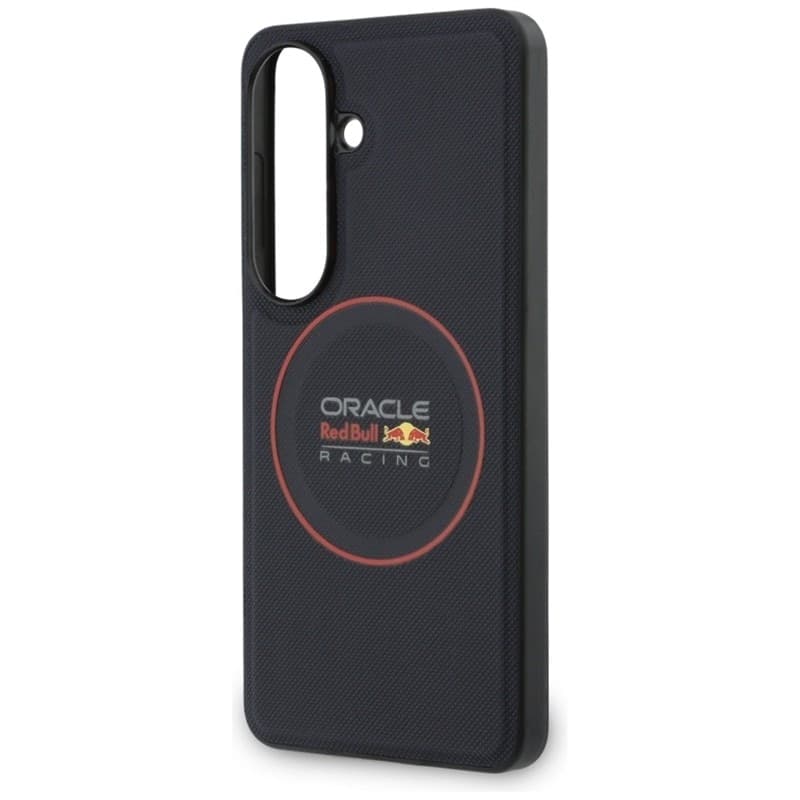 Custodia MagSafe con anello rosso a rete Red Bull per Samsung Galaxy S26 (blu navy) - 6