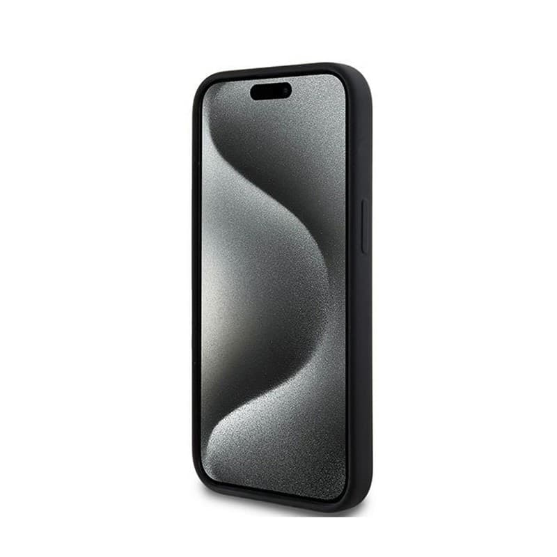 DKNY Liquid Silicone White Printed Logo MagSafe - Case for iPhone 14 / 15 / 13 (black) - 5