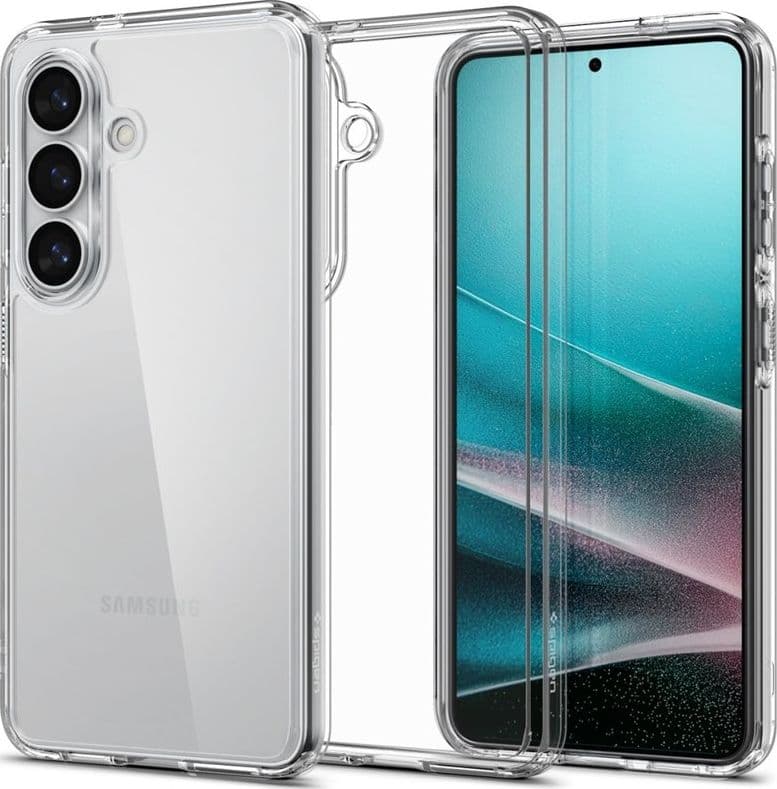 Spigen Ultra Hybrid - Custodia per Samsung Galaxy S26+ (trasparente)