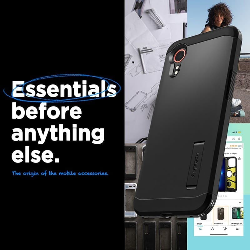 Spigen Tough Armor - Case for Samsung Galaxy XCover 7 (Black) - 6
