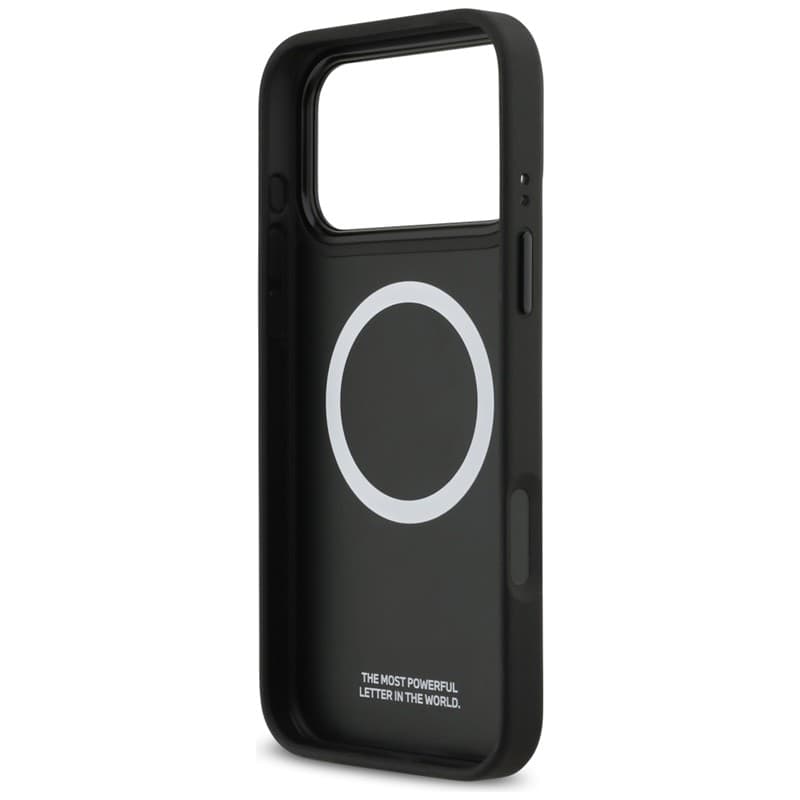 Custodia MagSafe con logo in metallo tricolore BMW M per iPhone 17 Pro Max (grigio) - 7
