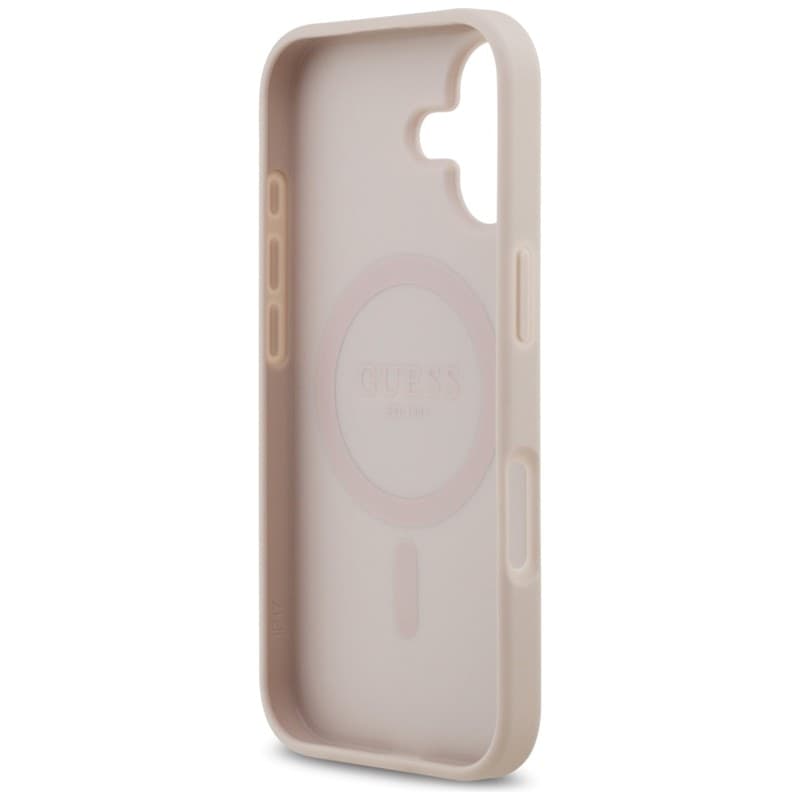 Guess 4G Circle Classic Logo MagSafe - Case iPhone 17 (pink) - 7