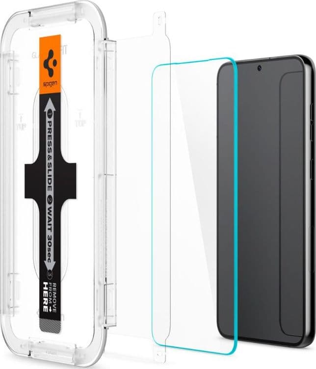 Spigen Glas.TR EZ Fit 2-Pack - Tempered Glass for Samsung Galaxy S23 2 pcs. (Transparent) - 3