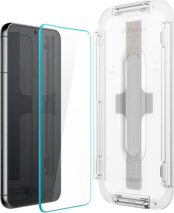 Spigen Glas.TR EZ Fit 2-Pack - Tempered Glass for Samsung Galaxy S23 2 pcs. (Transparent) - 4