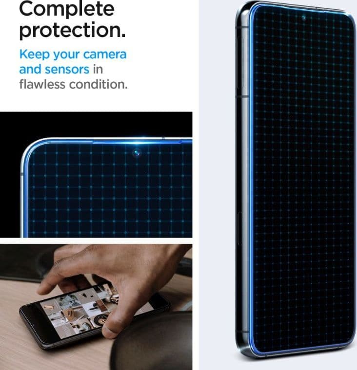 Spigen Glas.TR EZ Fit 2-Pack - Tempered Glass for Samsung Galaxy S23 2 pcs. (Transparent) - 8