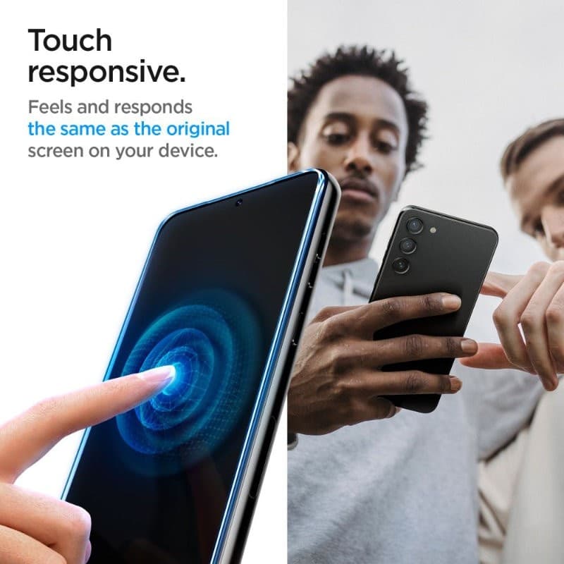 Spigen Glas.TR EZ Fit 2-Pack - Tempered Glass for Samsung Galaxy S23 2 pcs. (Transparent) - 10