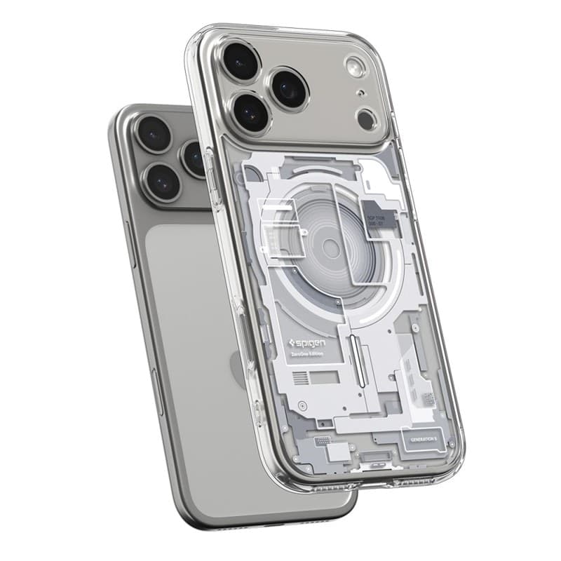 Spigen Ultra Hybrid Mag MagSafe - Case for iPhone 17 Pro (Zero One White) - 5