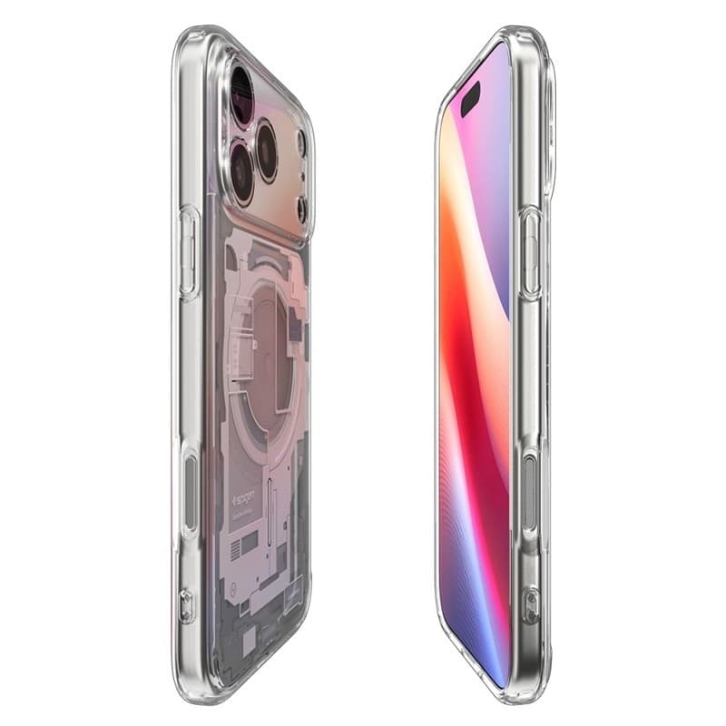 Spigen Ultra Hybrid Mag MagSafe - Case for iPhone 17 Pro (Zero One White) - 6