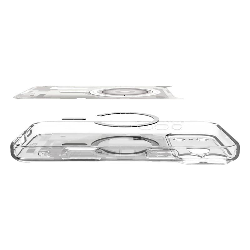 Spigen Ultra Hybrid Mag MagSafe - Case for iPhone 17 Pro (Zero One White) - 7