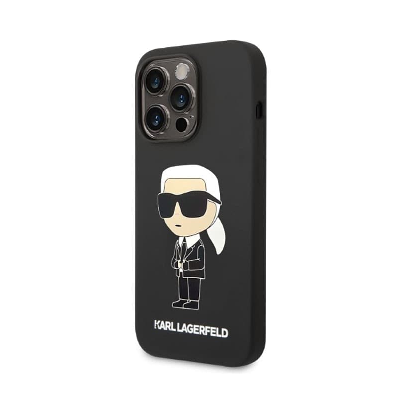 Karl Lagerfeld Silicone NFT Ikonik - Case for iPhone 14 Pro (Black) - 2