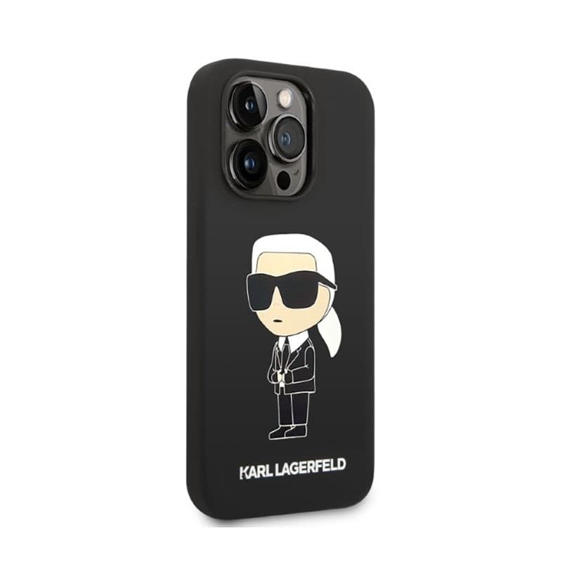 Karl Lagerfeld Silicone NFT Ikonik - Case for iPhone 14 Pro (Black) - 4