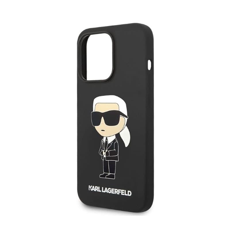 Karl Lagerfeld Silicone NFT Ikonik - Case for iPhone 14 Pro (Black) - 6