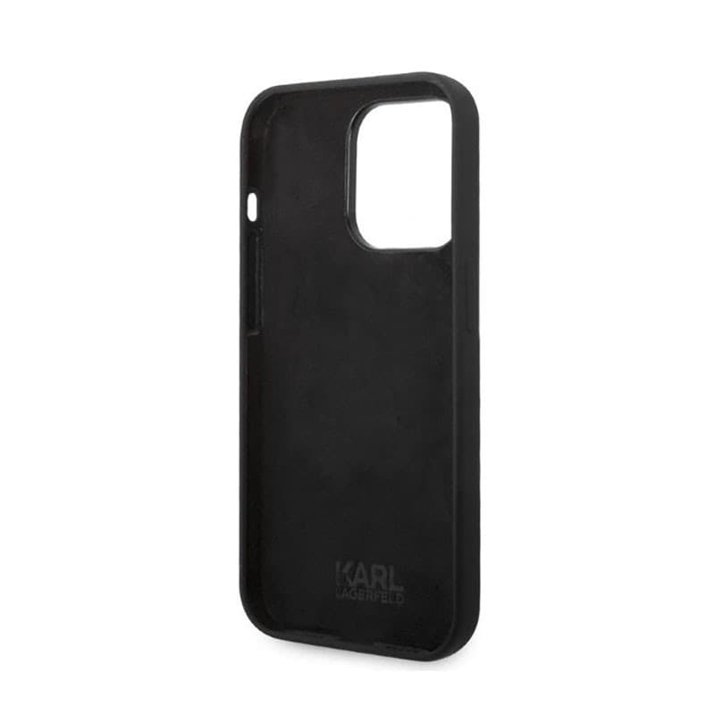 Karl Lagerfeld Silicone NFT Ikonik - Case for iPhone 14 Pro (Black) - 7