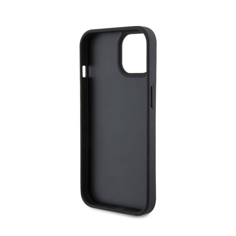 Ferrari Quilted Metal Logo - Case for iPhone 15 Car (Black) - 7