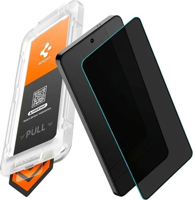 Spigen Glas.tR EZ Fit Pro AC HD Privacy - Vetro temperato per la privacy per Samsung Galaxy S26 - 2
