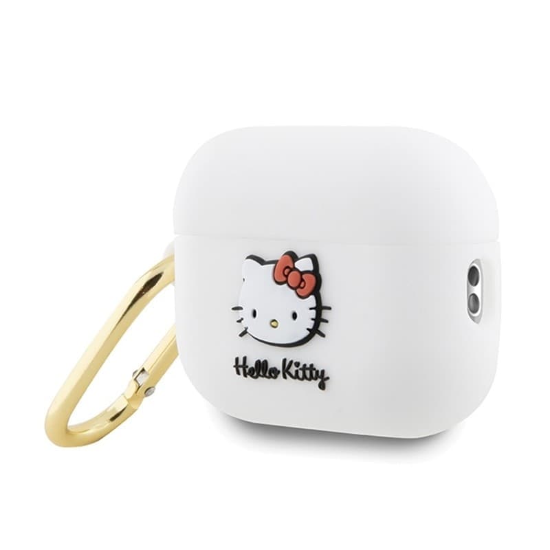 Hello Kitty Silicone 3D Kitty Head - Case for AirPods Pro 2 (white) - 3
