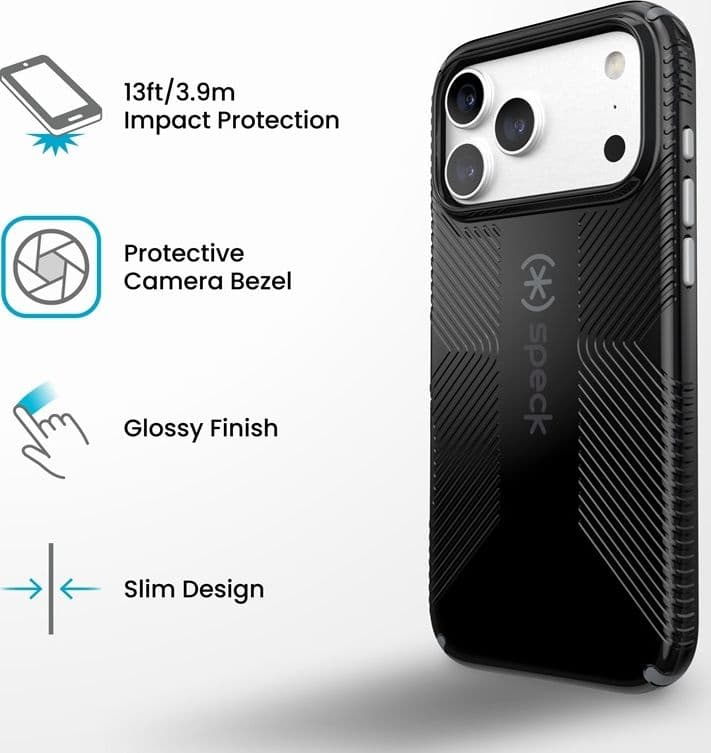 Custodia Speck Candyshell Icon MagSafe per iPhone 18 Pro Max / 17 Pro Max (Nero Liquirizia) - 10