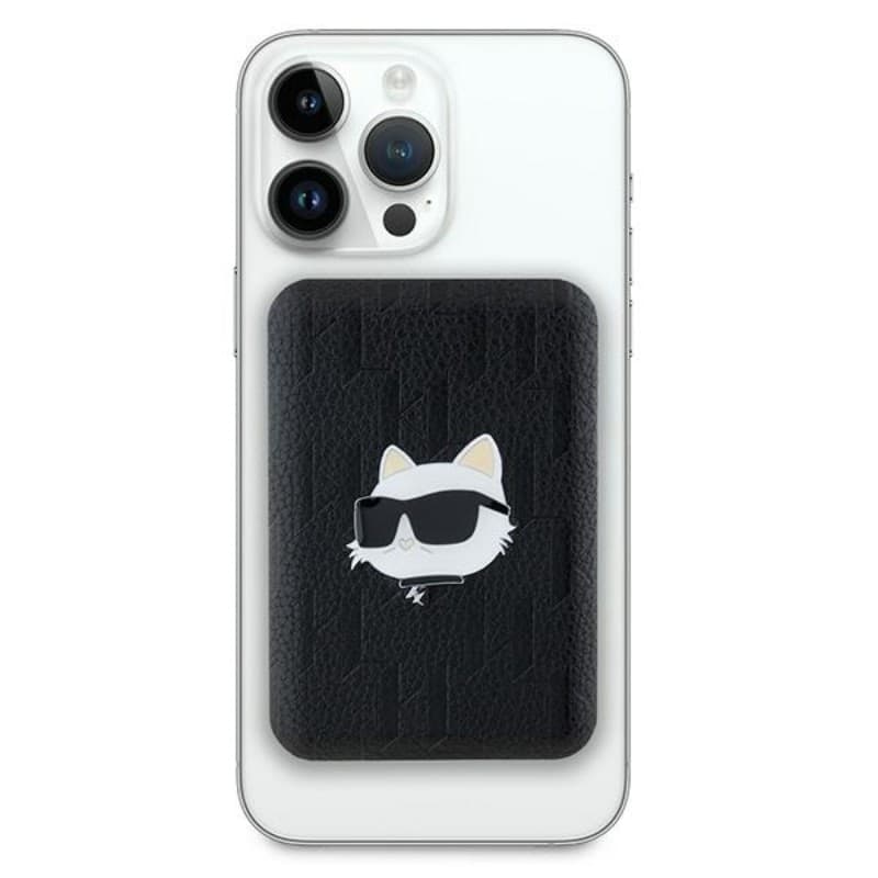 Karl Lagerfeld Choupette Head Pin MagSafe - Wireless Power Bank 5000 mAh 15W (black) - 2