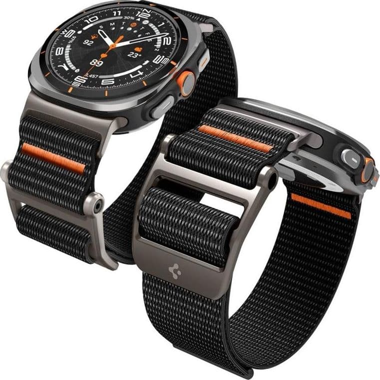 Spigen DuraPro Flex - Strap for Samsung Galaxy Watch Ultra 47 mm (2025/2024) (Black) - 2