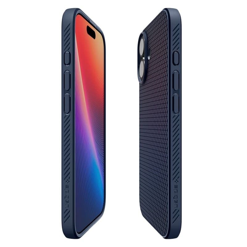 Spigen Liquid Air - Case for iPhone 17 (Navy Blue) - 7
