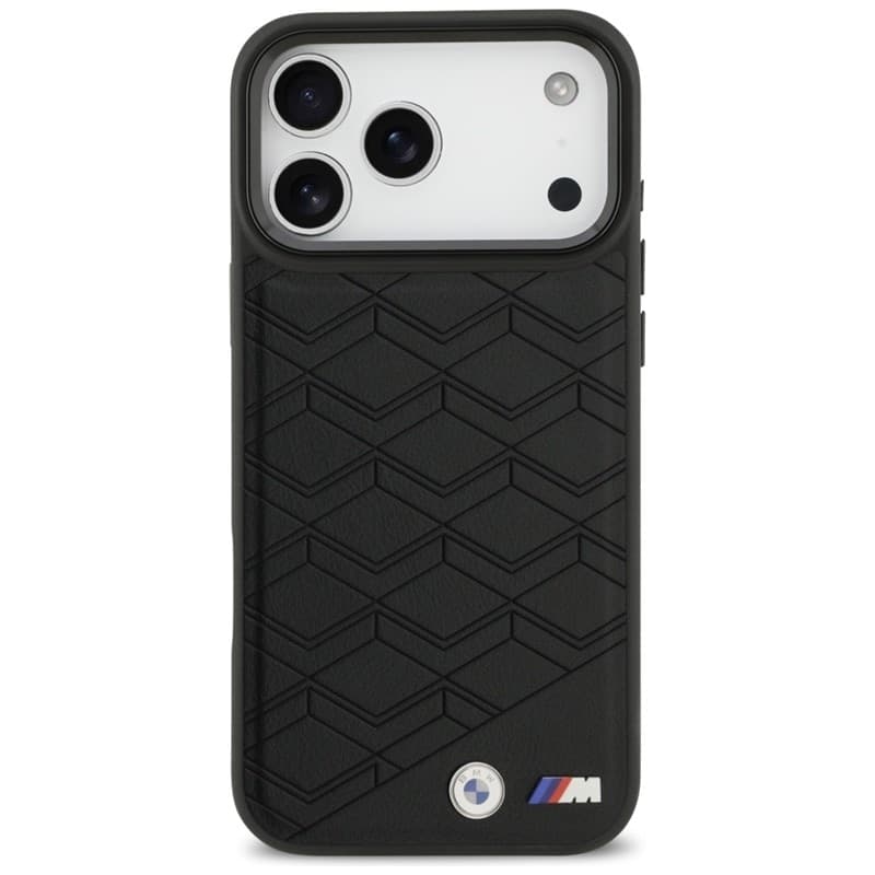 Custodia MagSafe con logo BMW a forma di M per iPhone 17 Pro Max (nera) - 3
