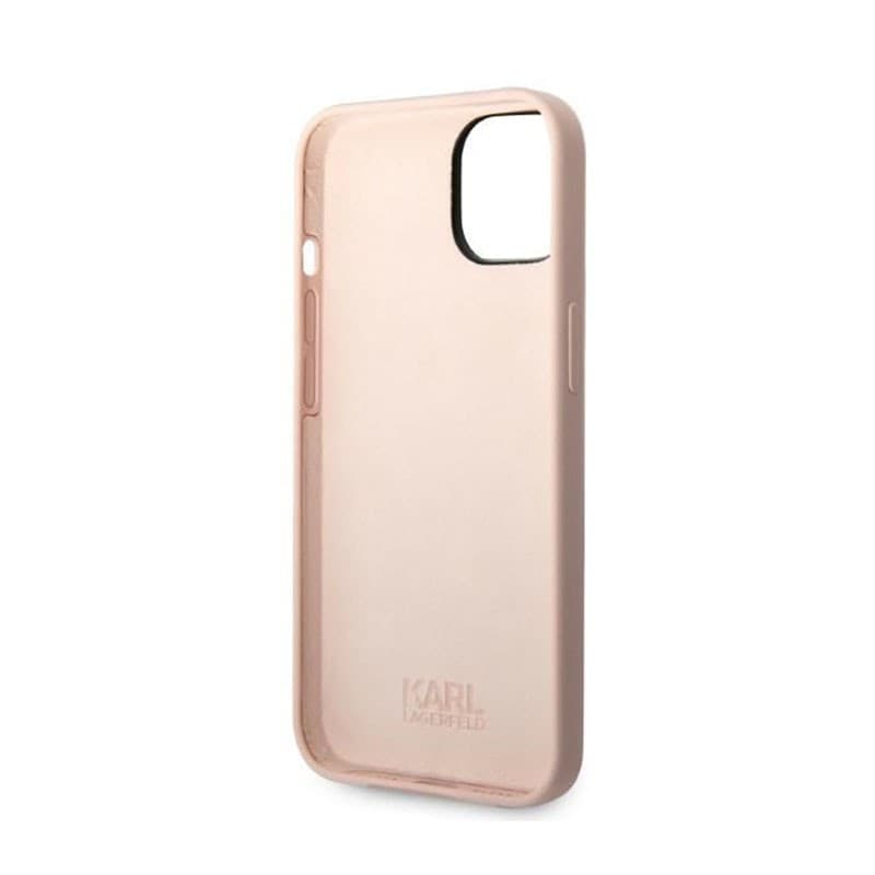 Karl Lagerfeld Silicone NFT Ikonik - Case for iPhone 14 Plus (Pink) - 7