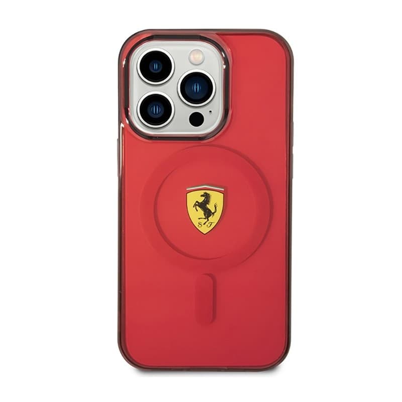 Ferrari Translucent MagSafe - Case for iPhone 14 Pro (Red) - 3