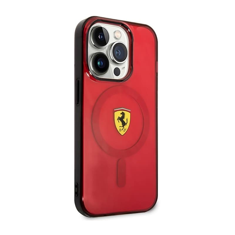 Ferrari Translucent MagSafe - Case for iPhone 14 Pro (Red) - 4