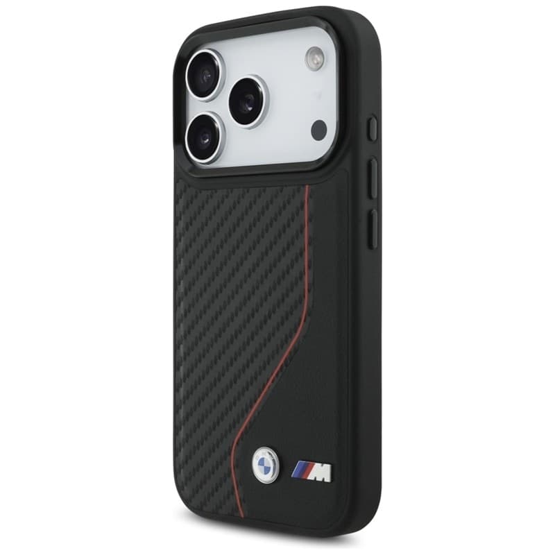 BMW M Carbon Line & Logo MagSafe - Case iPhone 17 Pro (red) - 2