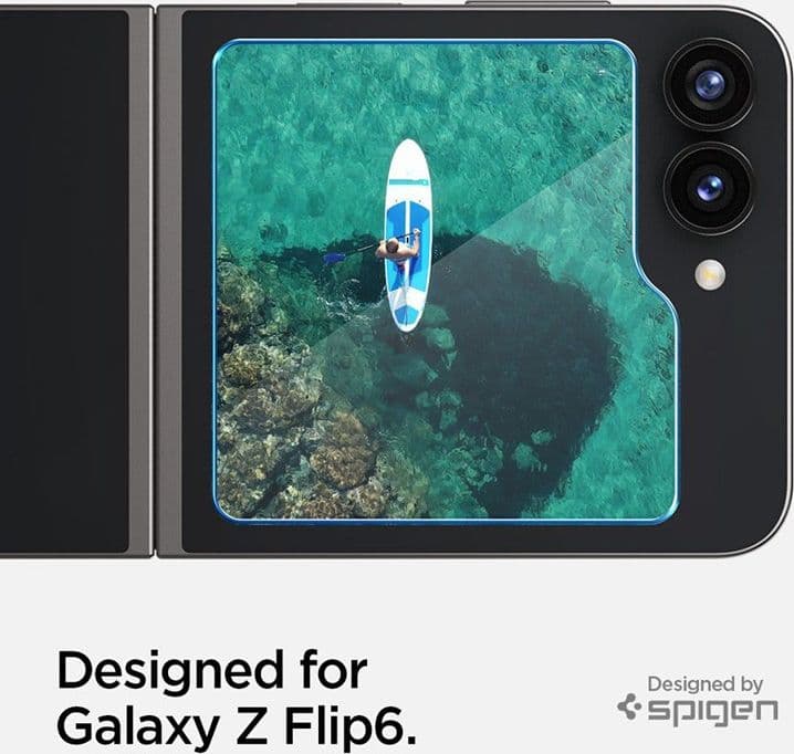 Spigen Glas.TR EZ Fit 2-Pack - Tempered glass for Samsung Galaxy Z Flip 6 / 7 FE (2 pieces) - 9