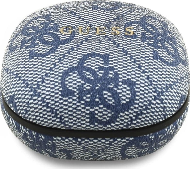 Guess 4G Classic Metal Logo - Bluetooth TWS ENC sluchátka + nabíjecí pouzdro (Modrá) - 2