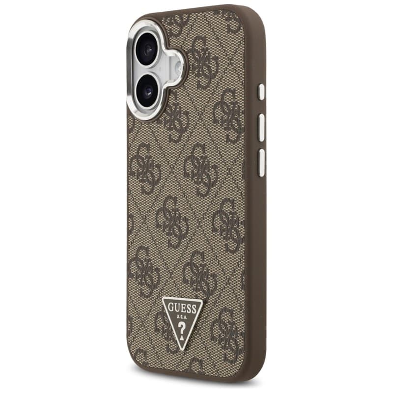 Guess 4G Triangle Logo MagSafe - Case iPhone 17 (brown) - 2