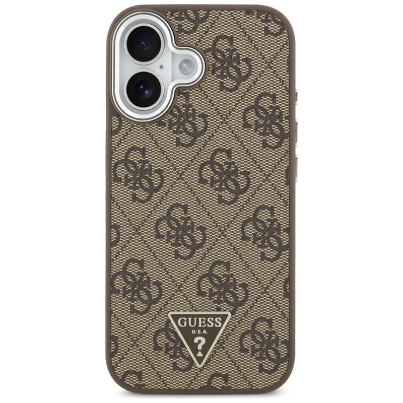 Guess 4G Triangle Logo MagSafe - Case iPhone 17 (brown) - 3