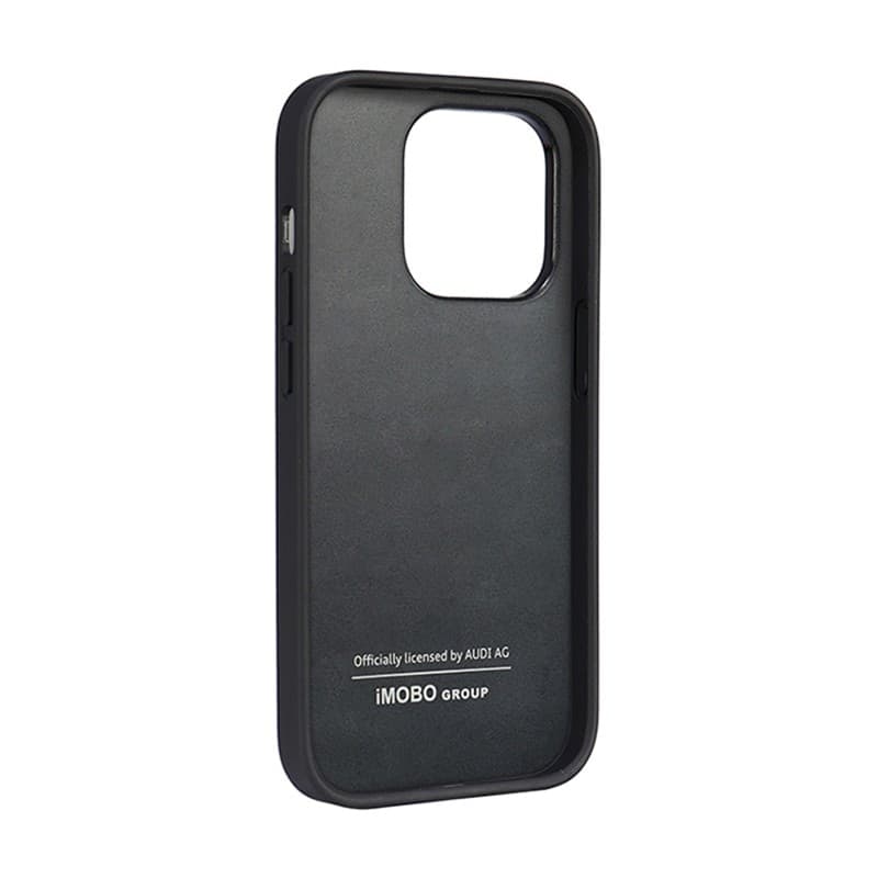 Audi Synthetic Leather - Case for iPhone 14 Pro (Black) - 5