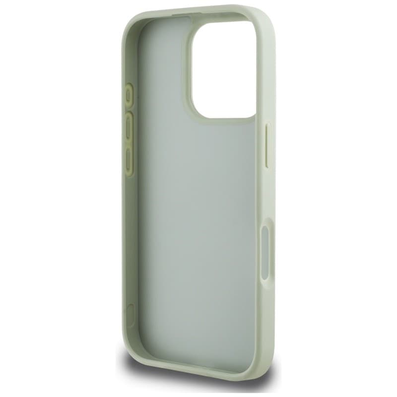 Guess Grained Big 4G Logo Small Classic Logo - Case for iPhone 16 Pro Max (green) - 7