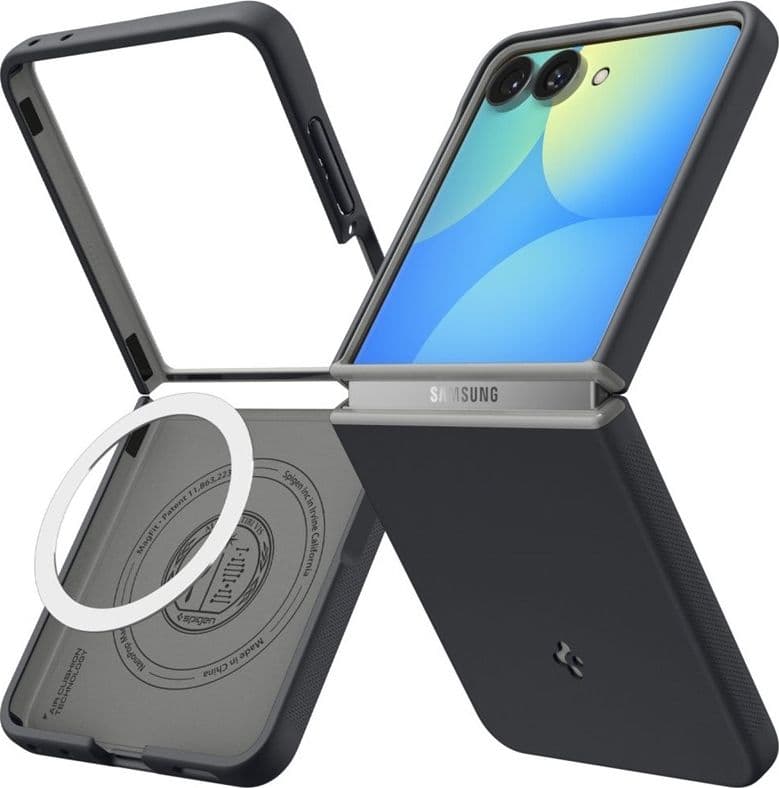 Spigen Nano Pop Mag MagSafe - Custodia per Samsung Galaxy Z Flip 8 (Black Sesame) - 2