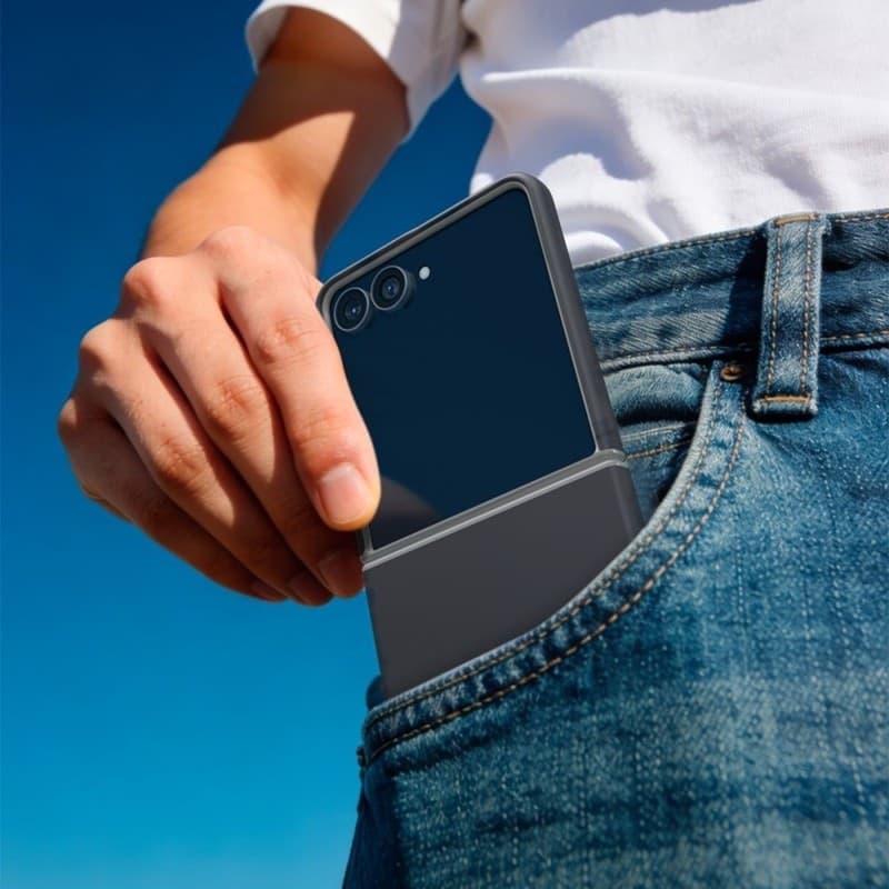 Spigen Nano Pop Mag MagSafe - Custodia per Samsung Galaxy Z Flip 8 (Black Sesame) - 5