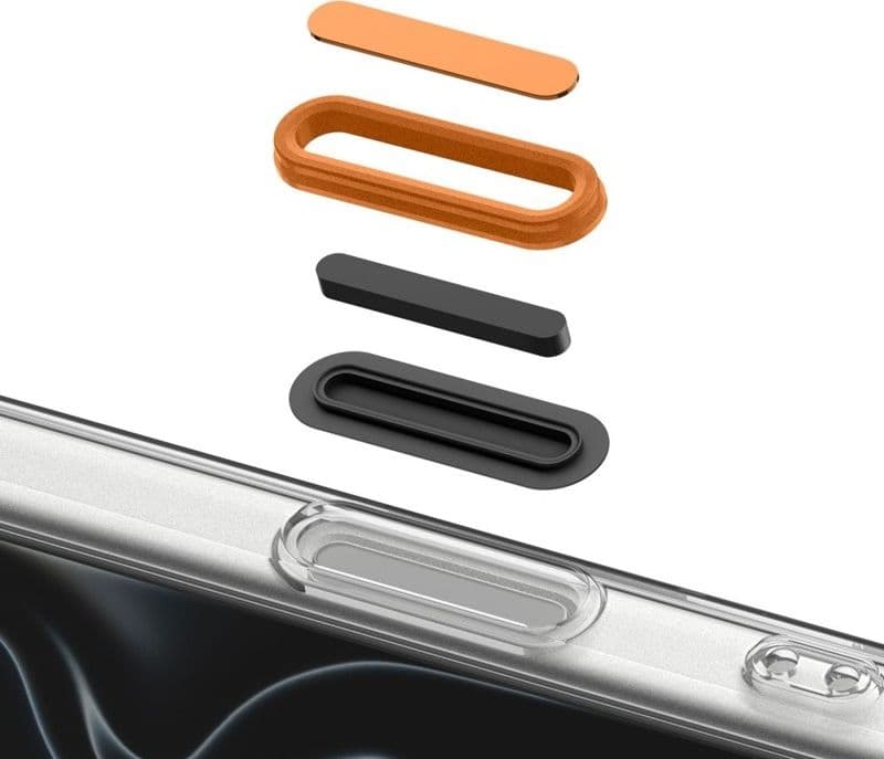 Spigen Ultra Hybrid T Mag MagSafe - Custodia per iPhone 18 Pro Max / 17 Pro Max (Arancione lucido) - 7