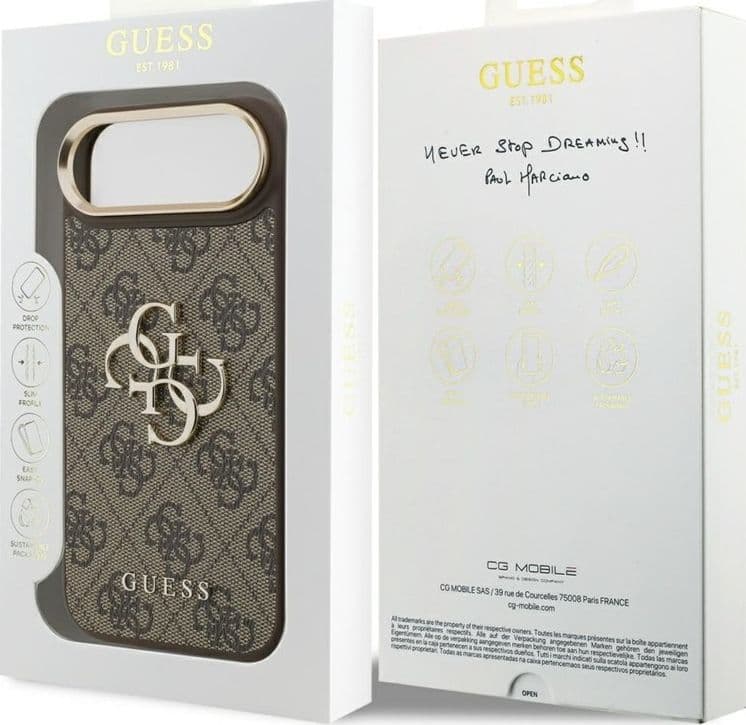 Guess 4G Big 4G Classic Logo - Case iPhone Air (Brown / Gold) - 8