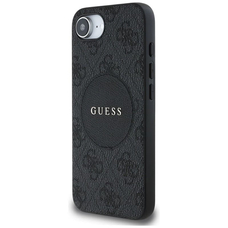 Guess 4G Circle Classic Logo MagSafe - Case for iPhone 16e (black) - 2