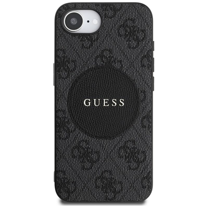 Guess 4G Circle Classic Logo MagSafe - Case for iPhone 16e (black) - 3