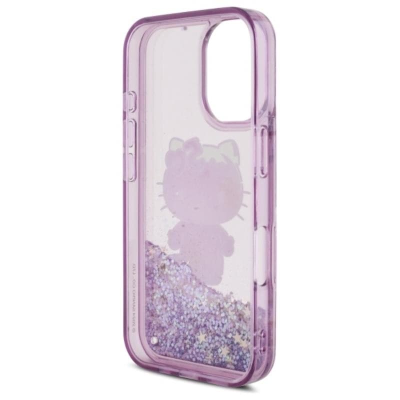 Hello Kitty Liquid Glitter 50TH Anniversary Party - Case for iPhone 16 (purple) - 7