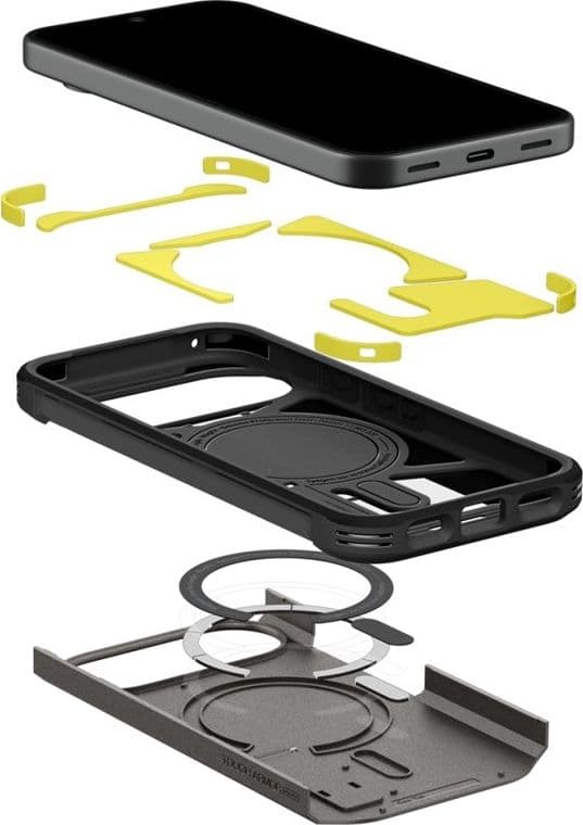 Spigen Tough Armor Mag MagSafe - Custodia per Google Pixel 11 (Gunmetal) - 7