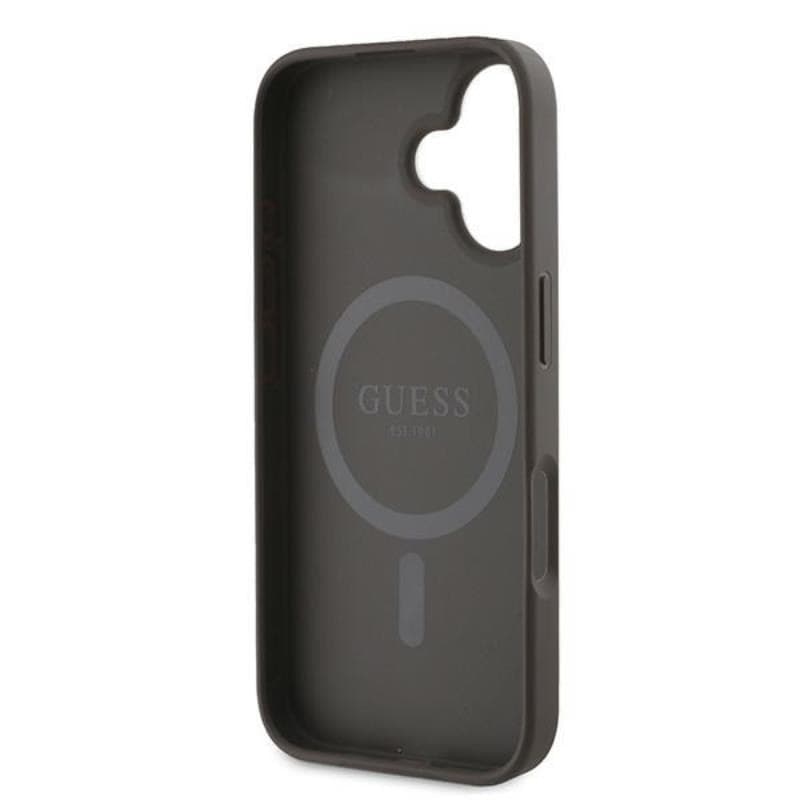 Guess 4G Ring Classic Logo MagSafe - Case iPhone 16 Plus (brown) - 7