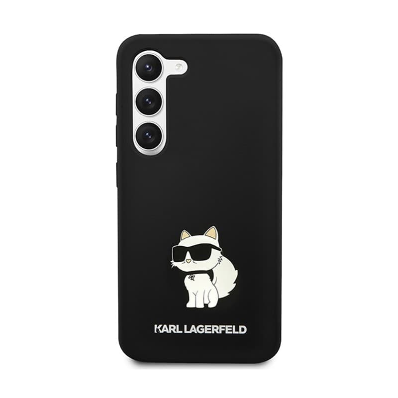 Karl Lagerfeld Silicone Choupette - Samsung Galaxy S24 Case (black) - 3