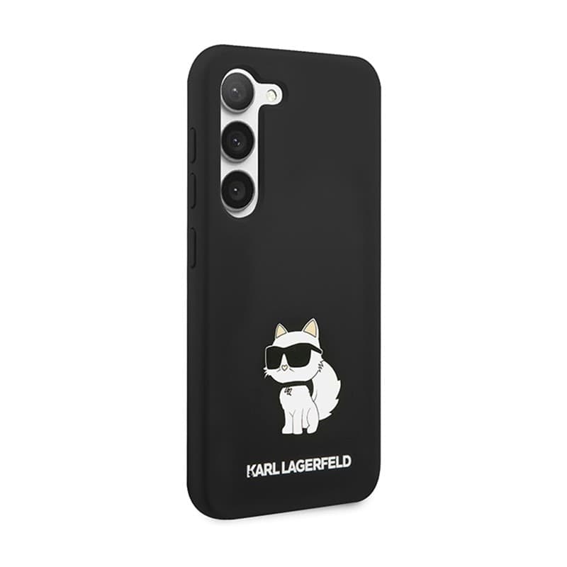 Karl Lagerfeld Silicone Choupette - Samsung Galaxy S24 Case (black) - 4