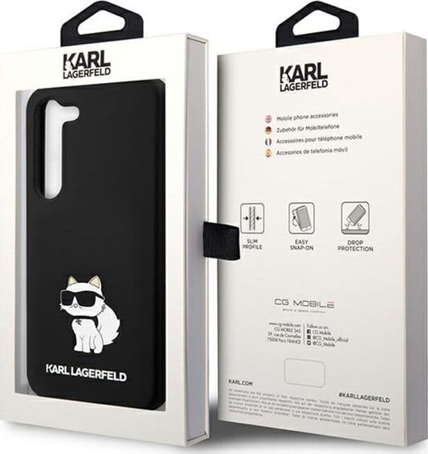 Karl Lagerfeld Silicone Choupette - Samsung Galaxy S24 Case (black) - 8