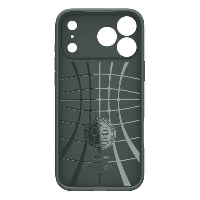 Spigen Liquid Air - Custodia per iPhone 18 Pro / 17 Pro (Verde Abisso) - 2