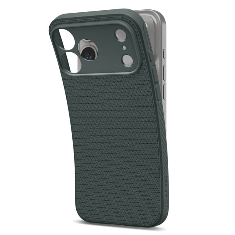 Spigen Liquid Air - Custodia per iPhone 18 Pro / 17 Pro (Verde Abisso) - 4